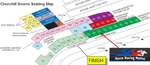 Pimlico Preakness Seating Chart